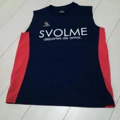 svolme ノースリーブ Tシャツ ネイビー/レッド160のサムネイル