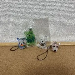 ビーズ　動物　ストラップ　犬　ねずみ　うさぎ　くま　まとめ売り
