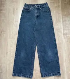 classical elf ハイウエストルーズデニムパンツ　M ライトブルー