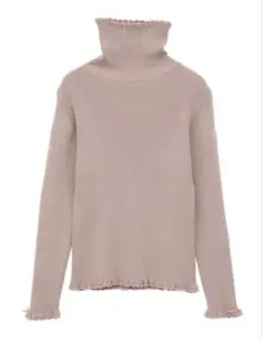 PINKHOUSE ピンクハウス フリル使いリブタートルニット タートルネックのサムネイル