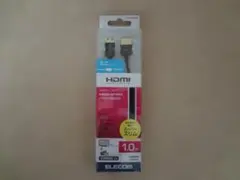 B ELECOM HDMIケーブル 1.0m DH-HD14SSM10BK