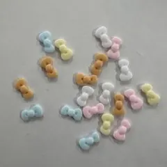 『ラスト1セット』リボン型ネイルパーツ 20個セット