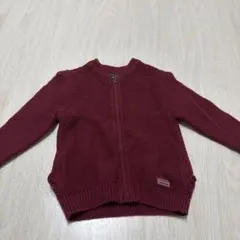 ZARA BABY バーガンディ カーディガン 80