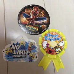 ユニバーサル・スタジオ・ジャパン ステッカー3枚セットのサムネイル
