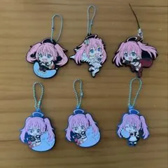 (1)転スラ　ラバーストラップ　6個セット