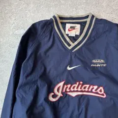 NIKE 90s プルオーバー ナイロン ビックロゴ 銀タグ XL