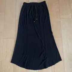 CIAOPANIC TYPY チャオパニックリブ ロングスカート 黒 ブラック