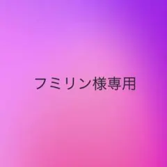 フミリン様専用ページ （1/4発送）