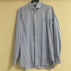 ラルフローレン POLO ライトブルー 長袖シャツ