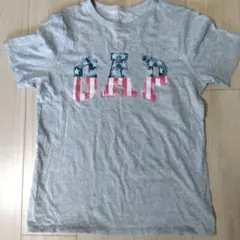 GAP Kids Tシャツ XXL グレー アメリカ国旗デザイン