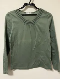 marie claire bis 長袖 カットソー Mサイズ　グリーン　緑のサムネイル