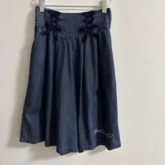 メゾピアノ　デニムワイドパンツ　140cm
