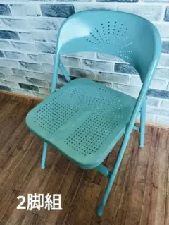 美品　IKEA折り畳みチェアー FRODE 2脚 廃版品 美品 廃盤 IKEA イケア FRODE フローデ 折りたたみ椅子 2脚