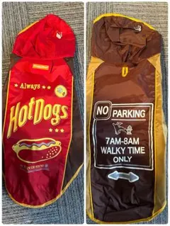 ドギーマン　ペット用レインコート2枚セット