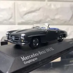 中古品 1/43 シュコー メルセデスベンツ 300SL ロードスター シルバー