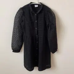 ZARA 13-14ブラック レース ワンピース 長袖