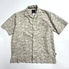90s SeanJohnショーンジョン　オープンカラーシャツ　漢字　総柄　Y2Kのサムネイル