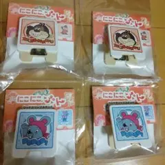 にこにこぷん　ウッドクリップスタンド（ぽろり＆じゃじゃまる）4個