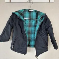 フード付きジャケット 100cm ネイビー/ターコイズ