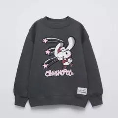 ZARA キッズ 新品 スウェットトレーナー 156 シナモロール サンリオ