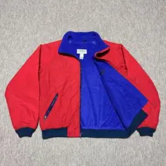 L.L.bean Warm-up Jacket 朱赤 美品 USA製 80s