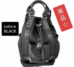 美品☆STORY☆ボンディングリュック✯ブラック✯ - メルカリ