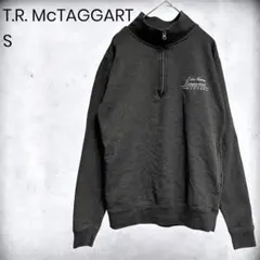 T.R. McTAGGART ハーフジップ プリントスウェットS アウトドア
