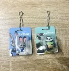 ズートピア　ブリスターチャームコレクション　ジュディ　フラッシュ　2体セット