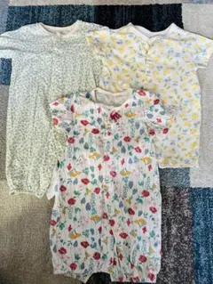 花柄 半袖 ツーウェイ・ドレスオール 3点セット バースデイ conoco