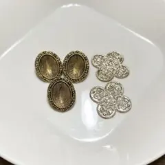 ハンドメイド用 金属パーツセット ゴールドカラー