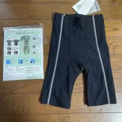 リカバリーウエア　骨盤ガードル ブラック メッシュ