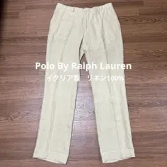 90sPolo by Ralph Laurenイタリア製リネンパンツ - メルカリ