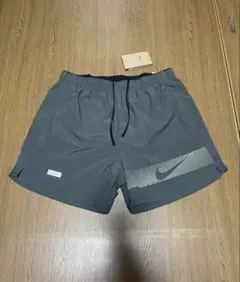 NIKE ランニングショートパンツ　インナー付　短パン　グレー　XL 新品