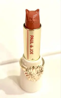 PAUL & JOE 限定猫型リップクラッシーベージュ001限定ケース入り