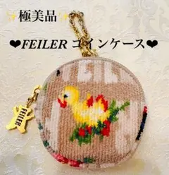 ✨極美品✨FElLER フェイラー ハイジ コインケース ベージュ