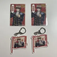 銀魂 ローソンストア100 コラボ ランダムカード アクリルキーホルダー 沖田