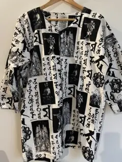 BUENA VISTA × DENHAM 梵字 鯉口 シャツ
