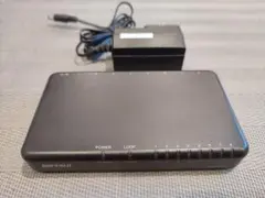 BUFFALO「LSW6-GT-8EPL/BK」8ポート スイッチングハブ