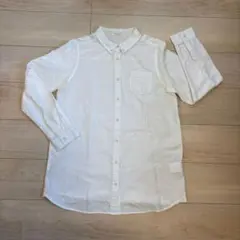 chocol raffine robe ホワイト長袖シャツ