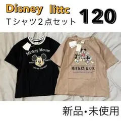120 ディズニー　ミッキー　Tシャツ　バースデイ　男の子　littc リトシー