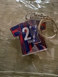 FC東京27 常盤亨太　ユニフォーム型アクリルキーホルダーのサムネイル