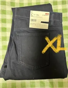 ユニクロ ウルトラストレッチデニムスキニーパンツ XLサイズ ブルー