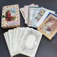 グリーティングカードセット イラスト付き 24枚＋22枚