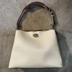 ウィロウ　ショルダーバッグ　COACH コーチ　ハンドバッグ　レザー