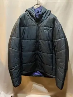 XLARGE フード付きナイロン 中綿　ジャケット 黒