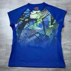 美品 現行 YONEX ヨネックス ゲームシャツ グラフィックウェア L