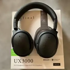 final UX3000 SV ブラック ワイヤレスヘッドホン