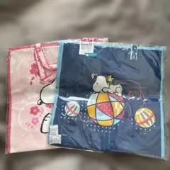 新品未使用！ スヌーピー　不織布バッグ　2枚
