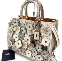希少/現行✨ コーチ ローグ ティーローズ ハンドバッグ 2way レザー 白 2025年最新】coach ティーローズ ローグの人気アイテム - メルカリ