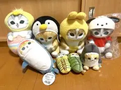 mofusand ぬいぐるみ サメにゃん 8点まとめ売り サンリオキャラクターズ